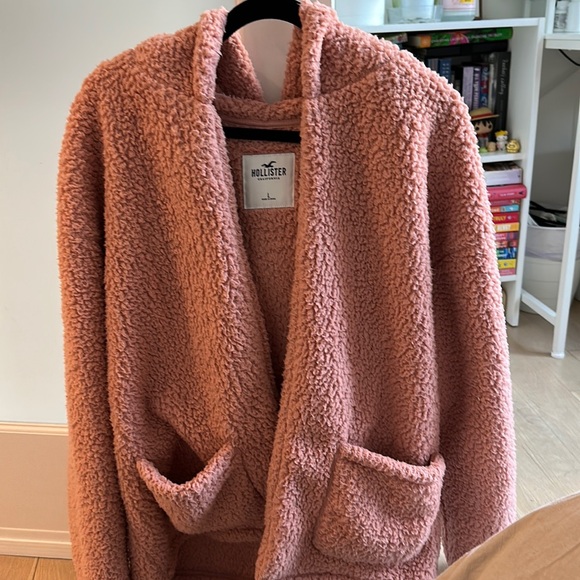 Hollister Faux Fur Hooded Jacket - Picture 1 of 5